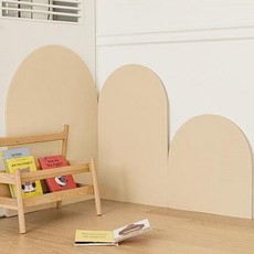 에코폼 유아용 베일리 벽매트, 네츄럴 샌드, 4개
