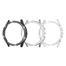 ZELSEN 防撞方塊水鑽硬殼基本款3件組, 透明, 銀色, 黑色, 1套