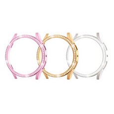 ZELSEN 防撞型水鑽硬殼女性3件組, 星光色, 粉紅色, 玫瑰金, 1套