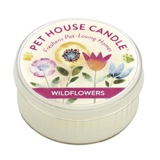 PET HOUSE 室內除臭寵物香氛蠟燭 花香滿地 43g, 1罐
