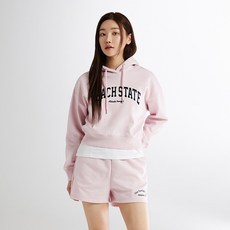 SPAO Peach State 短版連帽套頭衫 刷毛大學T SPMHE11G51