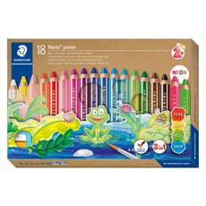 STAEDTLER 施德樓 諾里斯兒童色鉛筆 140, 18色, 1套