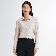 스파오 링클프리 레귤러핏 실키 긴팔 셔츠 SPBWEA9W01