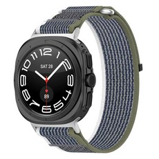 스페이스쉴드 갤럭시워치 트레일 나일론 스트랩, 그레이카키, 1개