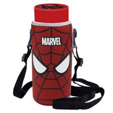 릴팡 스파이더맨 에코젠 물병 480ml + 파우치 세트, 혼합색상, 1세트