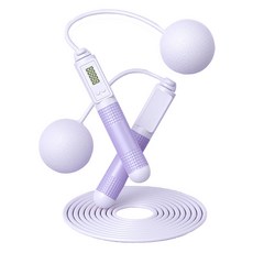 2合1智能跳繩, 紫色, 1個