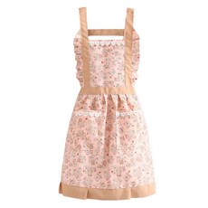 알로데 러블리 작업 미술 앞치마, TYPE 07 꽃무늬핑크