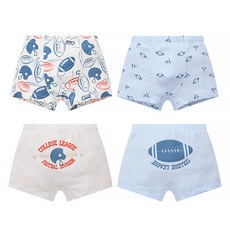 Starbean 男童卡通圖案內褲4件組