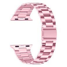 애플워치 호환 프리미엄 메탈 스트랩 42 / 44 / 45 / 49 mm, 핑크