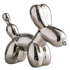 EVER HOUSE 氣球小狗陶瓷內裝配件, 銀