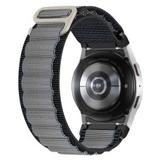 ZELSEN Galaxy手錶阿爾卑斯環錶帶 20mm 翼型, GR15 灰色線條