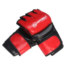 Artbell 拳擊 跆拳道 泰拳訓練MMA手套 雙手穿戴組, 1組, 紅色