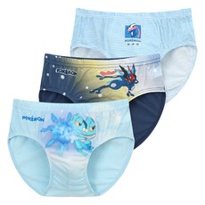 PremierFam 男童用寶可夢甲賀忍蛙內褲3件組