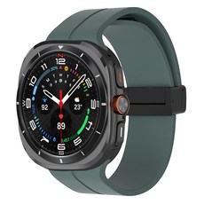 스페이스쉴드 디버클 마그네틱 실리콘 스트랩, 다크그린, 1개