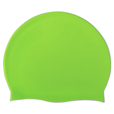 Skawiz 彩色矽膠泳帽, 綠色, 1個