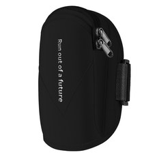 LATIA 運動跑步智慧型手機口袋臂帶, 1個, 黑色