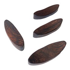 條紋烏木原木漆藝筷匙架, 單一顏色, 4個