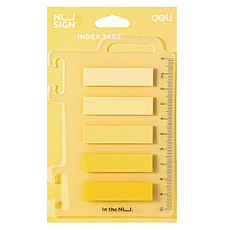NUSIGN 索引貼紙 黃色 ENS356, 36個, 20入