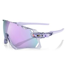 TAG eyewear Eyewear Raptor 001 鏡面鏡片太陽眼鏡 RT1-G004-102, 薰衣草紫亮面+ 獨角獸鏡面, 1個