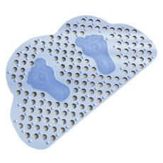 Unheve 足部按摩浴室防滑墊 36 x 70 cm, 1個, 03 藍色