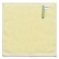 RemyJ 檸檬滾邊 頂級莫代爾天絲擦手巾 70g 40支, 1個, 黃色