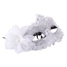 Elsso 萬聖節派對活動面具 FREE, 1個, 白色