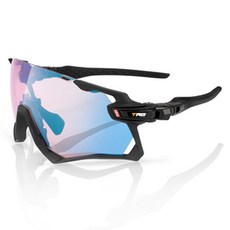 T.AGE 眼鏡 Raptor 1 冰凍鏡面變色鏡片太陽眼鏡 RT1-M001-300, 霧面黑, 1個