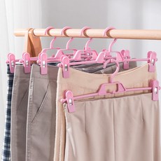 FRANOND 防滑褲架 衣架, 粉紅色, 10個