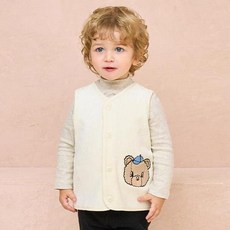 milkmile 嬰幼兒羊羔絨熊熊絲絨燈芯絨刷毛保暖背心