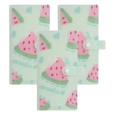Maket Gamseong 水果小卡冊 3入, 西瓜, 80張
