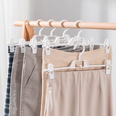 FRANOND 防滑褲架 衣架 裙架, 白色, 10個