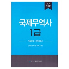 2024 국제무역사 1급 기출문제 . 문제해설서 개정판, 한국무역협회, 한국무역협회 무역아카데미 저, 한국무역협회 무역아카데미 저