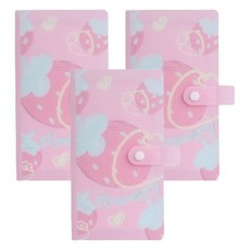 Maket Gamseong 水果小卡相簿 3入, 草莓, 80張