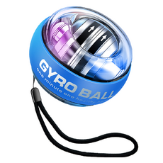 130BPM 손목 전완근 강화 스트레칭 LED 자이로볼 BPM-01, 블루, 1개