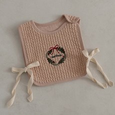 PEEKABOO 童款字母印花圍兜