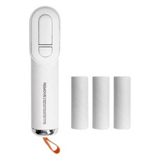 MONACO OLIVE 全效零塵除塵棒 + 3入補充包組, 白色, 1套