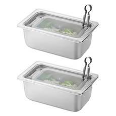 不鏽鋼託盤 Easy Cover 缺口型, 2個, 單品