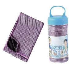 JK 快乾吸水運動休閒 + 寬口瓶 30 x 80 cm 套組, 淺紫色(運動休閒), 1套