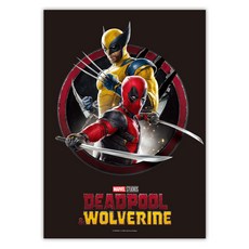 마블 데드풀과 울버린 A3 펄포스터 01-LFG, MARVEL, 아르누보