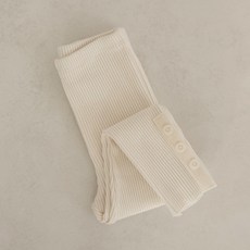 PEEKABOO 童款休閒羅紋鈕扣緊身褲