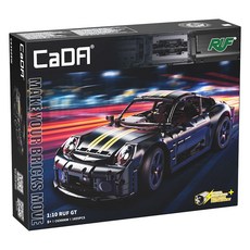 CaDA 咔搭 RUF GT跑車積木組 C63006W, 1盒, 混色
