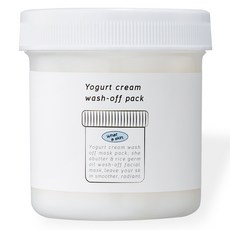 What a skin. 優格霜滋潤沖洗式保濕面膜, 1罐, 1入