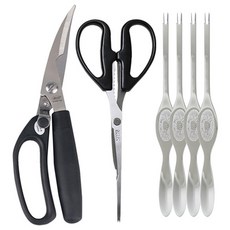 Zeus蟹剪+蟹肉剪+蟹肉叉4件套, 混色, 1組