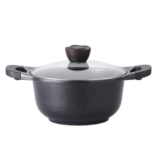 라체나 베니스 세라믹코팅 양수냄비, 블랙펄, 1개, 22cm