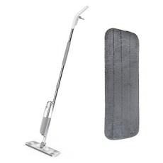 World Clean 噴霧平板拖把 + 拖布, 混合色, 1套