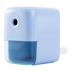 BLACK TREE 簡約迷你削鉛筆機, 1個, 藍色