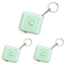 블랙트리 파스텔 스퀘어 미니 줄자 그린, 3개, 150cm