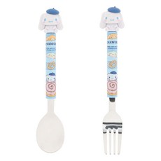 LiLFANT 庫洛米胖胖公仔套組, 混合顏色, 湯匙 + 叉子, 1套