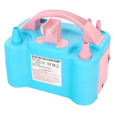 吹氣球機打氣幫浦超小型雙孔打氣筒, 1個, 混色