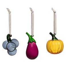 IITTALA OTC玻璃水果蔬菜3件組 1069670, 混色, 1組